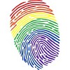 Adult Design By Humans Pride Fingerprint Rainbow Month By SummerFunnyT-Shirt - 2 of 2