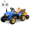 ANPABO 24V Tractor With Remote/Bluetooth, Titleable Trailer Included - 3 of 4