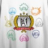 My Hero Academia Anime Character Faces & UA Symbol Juniors White Crop Top- - image 2 of 2