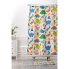 Deny Designs Carriecantwell Dinomite Dinosaurs Shower Curtain - 3 of 3