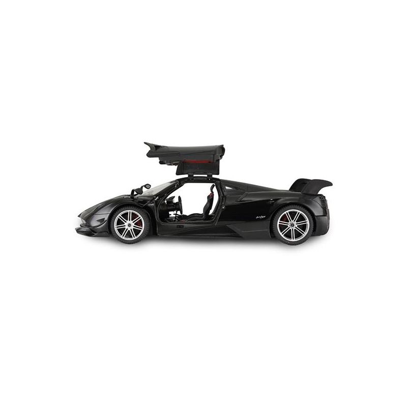 Link 1:14 RC Pagani Huayra Super Sports Car Bright Headlights and Rear Lights Great Gift For Kids - Black, 4 of 7