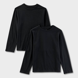 Boys' 2pk Long Sleeve T-Shirt - Cat & Jack™ - 1 of 3