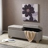 NicBex Modern 52.5" Storage Bench Wood Accent Stools with Button Tufted Top for Bedroom and Entryway - 3 of 4