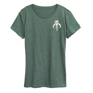 Women's - The Mandalorian - Mando Icon Short Sleeve Graphic T-Shirt - 1 of 4