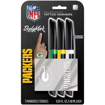 green bay packers face tattoos