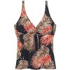 LASCANA Women's Palm Print Underwire Tankini Top - image 3 of 4