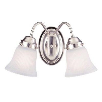 Savoy House Brighton 2 - Light Vanity in  Satin Nickel