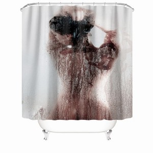 Sexy Woman Back View Shower Curtains for Bathroom Waterproof Fabric Bath Curtain Durable Soft Stylish Bathroom Decor 72x72 Inch - 1 of 1