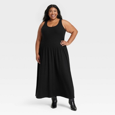 Women's Drop Waist Knit Midi Slip Dress - Universal Thread™