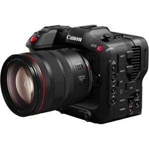 Canon C70 RF24-105mm F4 L is USM Lens Kit - RF Cinema Camera - Dual Pixel CMOS, DGO Sensor, 16+ Stops Dynamic Range, RAW Internal Recording, ND - 1 of 2