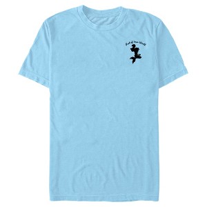Men's The Little Mermaid Part of Your World Small Silhouette T-Shirt - 1 of 4