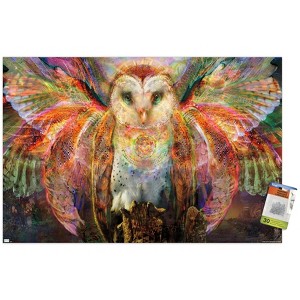 Trends International Jumbie - Owl Unframed Wall Poster Prints - 1 of 4