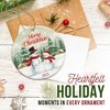 Snowman Christmas Ornament 2025 - Merry Christmas Dated 2025 Ornaments for Tree, Beautiful Snowman Gifts for Family - 2 of 4