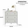 TackView Modern  Dresser - Storage Chest Cabinet Organizer for Bedroom, Living Room & Hallway - 3 of 4