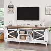 Farmhouse TV Stand for 65+ Inch TV Entertainment Center TV Media Console Cabinet - 3 of 4