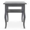 Kate and Laurel Lillian Rectangle MDF Side Table, 18x12x24, Gray - 3 of 4