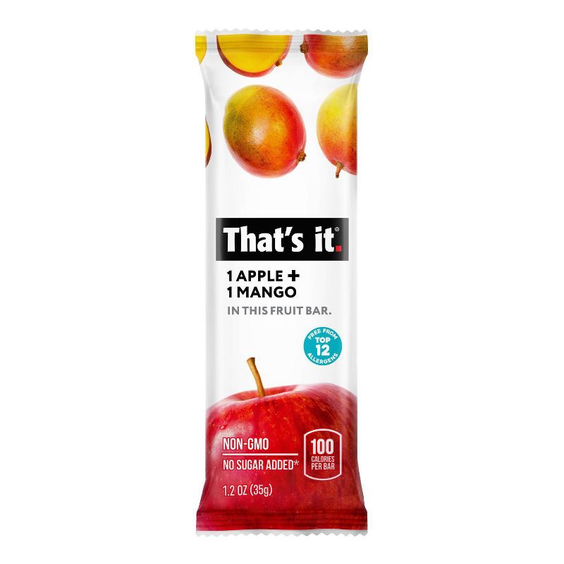 That's it. Apples & Mangoes Flavored Fruit Bars 5ct / 1.2oz, 3 of 10
