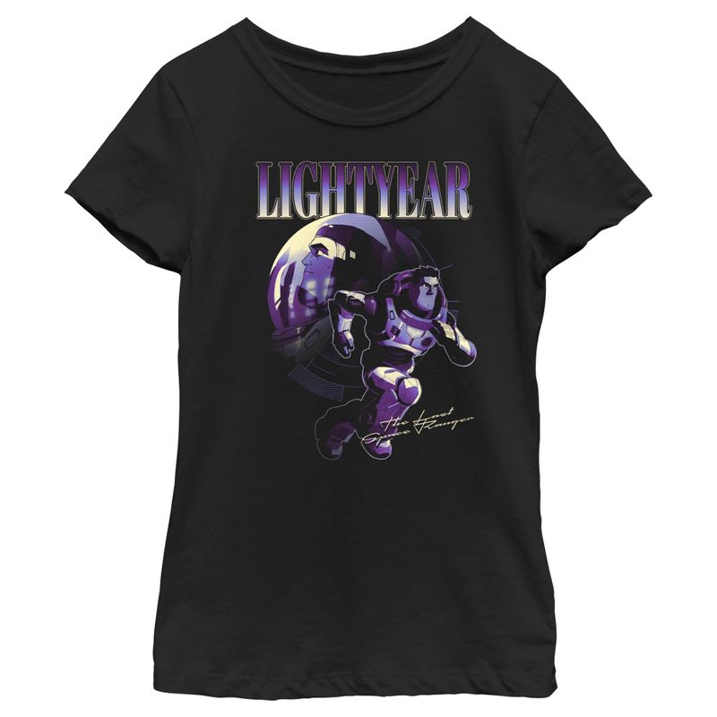 Girl's Lightyear Hero Poster T-Shirt, 1 of 5
