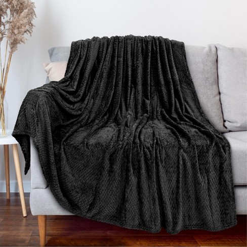 Pavilia Lightweight Fleece Throw Blanket For Couch, Soft Warm Flannel  Blankets For Bed : Target