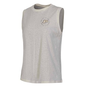 NCAA Purdue Boilermakers Women's Oatmeal Tank Top - 1 of 3