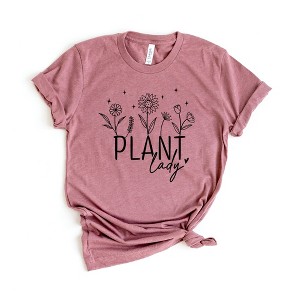 Simply Sage Market Women's Plant Lady Flowers Short Sleeve Graphic Tee - 1 of 3