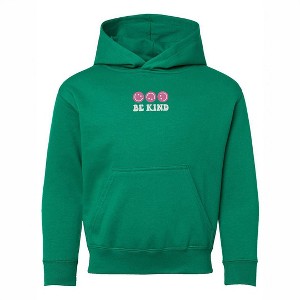 The Juniper Shop Embroidered Be Kind Turning Smiles Youth Graphic Hoodie - 1 of 3