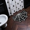 Spider Web Bath Mat Large Spider Web Rugs for Bedroom Gothic Home Decor Witchy Horror Goth Room Rugs Machine Washable Non-Slip Area Rugs - 4 of 4