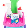 Toy Time Kids' Pretend Cleaning Set – Play Housekeeping and Janitor Accessories Cart With Broom, Mop, and Dustpan - image 3 of 4