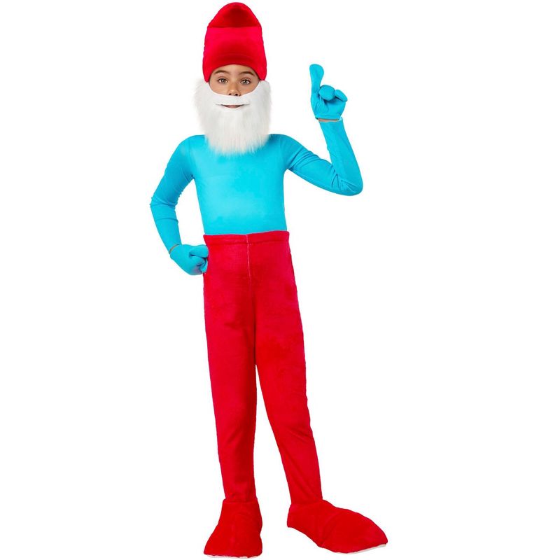 Rubies The Smurfs: Papa Smurf Boy's Costume, 1 of 3