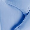 Flannel Cotton Modern Solid Fuzzy Duvet Cover Set With Pillow Shams by Blue Nile Mills - 3 of 4