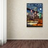 Trademark Fine Art -Lantern Press 'New York' Canvas Art - 3 of 3