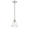 Harper 8" Steel Pendant Light - Dimmable, 1 Bulb, Transitional Design for Any Room - 2 of 4