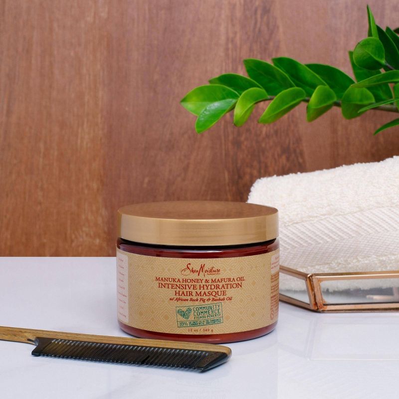 SheaMoisture Manuka Honey & Mafura Oil Intensive Hydration Hair Mask, 4 of 17