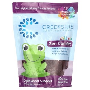 Creekside Natural Therapeutics Children's Zen Comfort, Raspberry, 60 Fruit Chews, 9.3 oz - 1 of 2