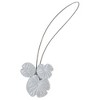Evideco French Home Goods Magnetic Water Lilies Curtain Tiebacks – Resin Floral Design - 2 of 4