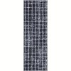 Acekool Geometric Checkered Area Rug, Washable Non-Slip Low Pile Entryway Carpet, Ultra Thin Lightweight Modern Throw Mat for Bedroom Living Room - 3 of 4