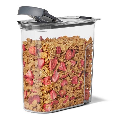 Rubbermaid Brilliance Pantry 18 Cup Cereal Keeper: Clear Plastic Food Storage Container, Dishwasher & Freezer Safe, 4 of 7