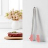 Unique Bargains Pcs Food Tongs Glove-Shaped Ice & Food Tongs Dishwasher Safe Stainless Steel Silicone 5 Inch 1 Pcs - 2 of 3