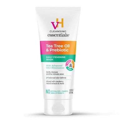 vH essentials Tea Tree Oil and Prebiotic Daily Feminine Wash - 6 fl oz