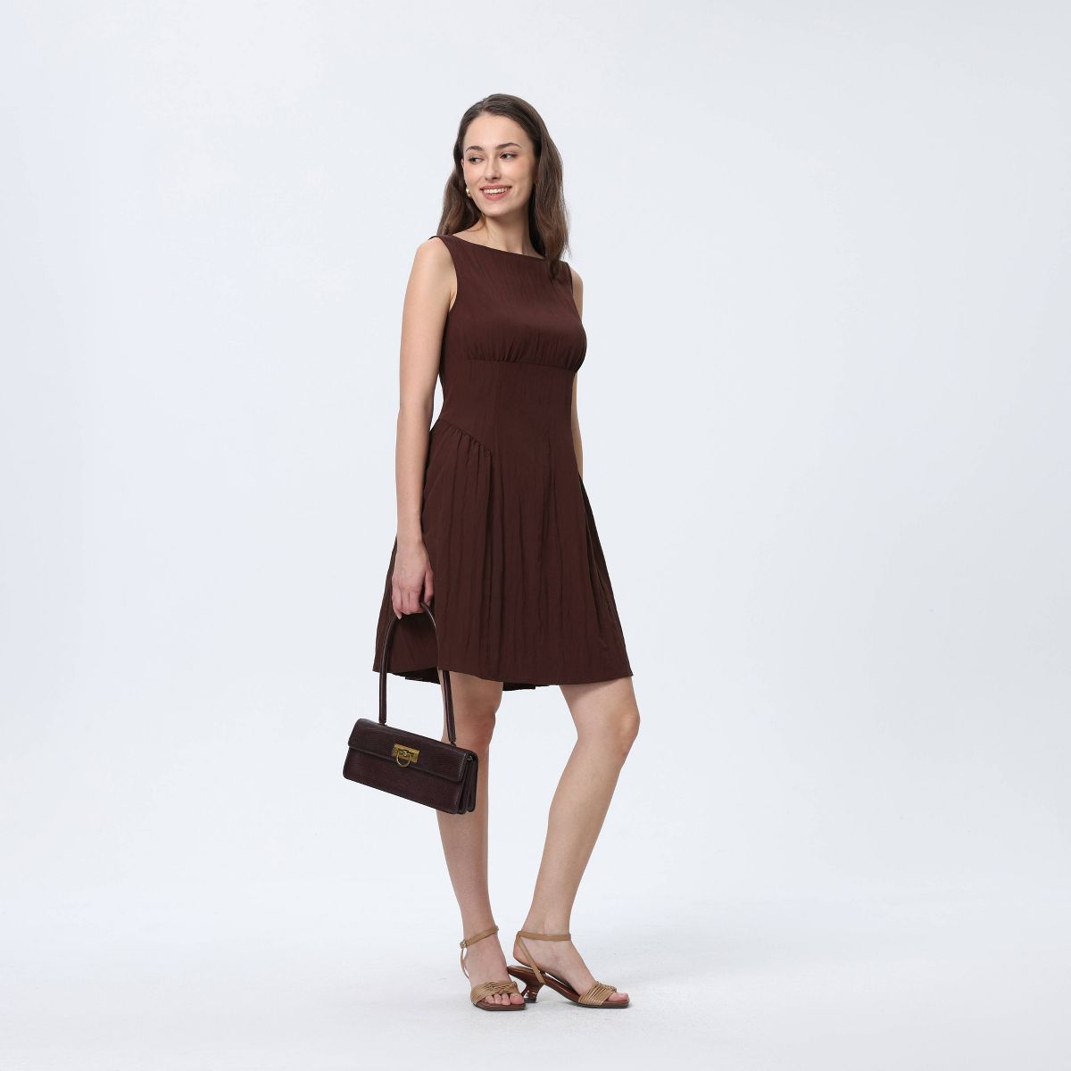 Women's Cinch Waist Mini Dress - A New Day™ - thumbnail 4