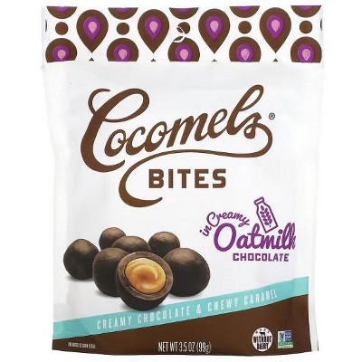 Cocomels, Cocomels Bites, Creamy Chocolate & Chewy Caramel, 3.5 oz