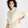 Women's Hooded Sweatshirt - Future Collective Cream - 3 of 3