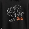 Women's - Barbie - Web Silo Head Cropped Graphic Hoodie - 2 of 3