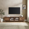 NicBex TV Stands for 80 inch TV, Farmhouse Entertainment Center with 2 Open Shelves,TV Console for Living Room, Bedroom, Home - 2 of 4