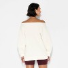 Women's Off the Shoulder Sweatshirt - Wild Fable™ - 3 of 3