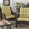Kensington Garden 2pc 24"x22" Outdoor Seat and Back Chair Cushion Set - 2 of 4