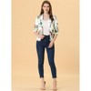 INSPIRE CHIC Women's Notched Lapel Open Front Business Casual Blazer - 3 of 4