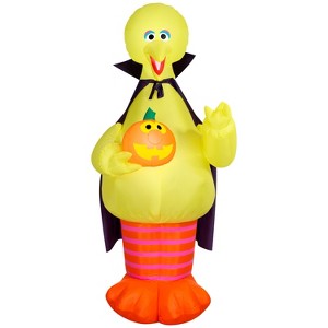 Gemmy Airblown Inflatable Halloween Big Bird Giant Sesame Street , 9 ft Tall, Multicolored - 1 of 4