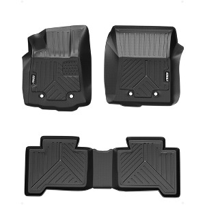 Floor Mats Compatible with Toyota Tacoma Double Cab 2018-2023,3 Pack TPE Floor Liners for Toyota Tacoma 2018-2023 - 1 of 4
