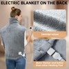 Large Weighted Electric Heating Pad for Back, Neck & Shoulders – Fast Heating, 4 Temperature Settings, Auto Shut-Off - 3 of 4